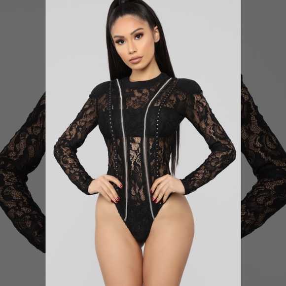 Fashion Nova Tops - FashionNova// sexy bodysuit size xs